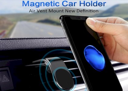 Car Phone Holder L Type For Phone In Car Mobile Support Magnetic Phone Mount Stand For Tablets And Smartphones Suporte Telefone